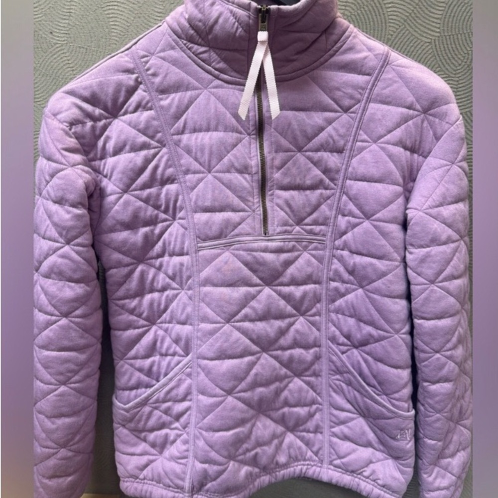 Avalanche Outdoor Supply Company Quilted Pullover Jacket Small Purple